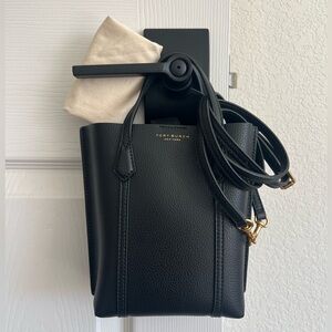 Tory Burch Mini Perry Leather Tote Bag